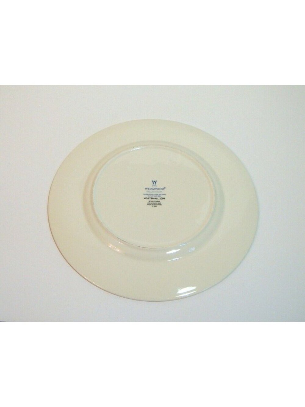 Wedgewood Whitehall 2000 Navy Rim Dinner Plate Replacement China - Picture 2 of 2